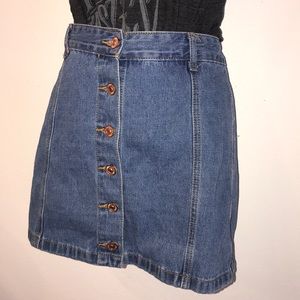 Forever 21 Los Angeles Jean Skirt
